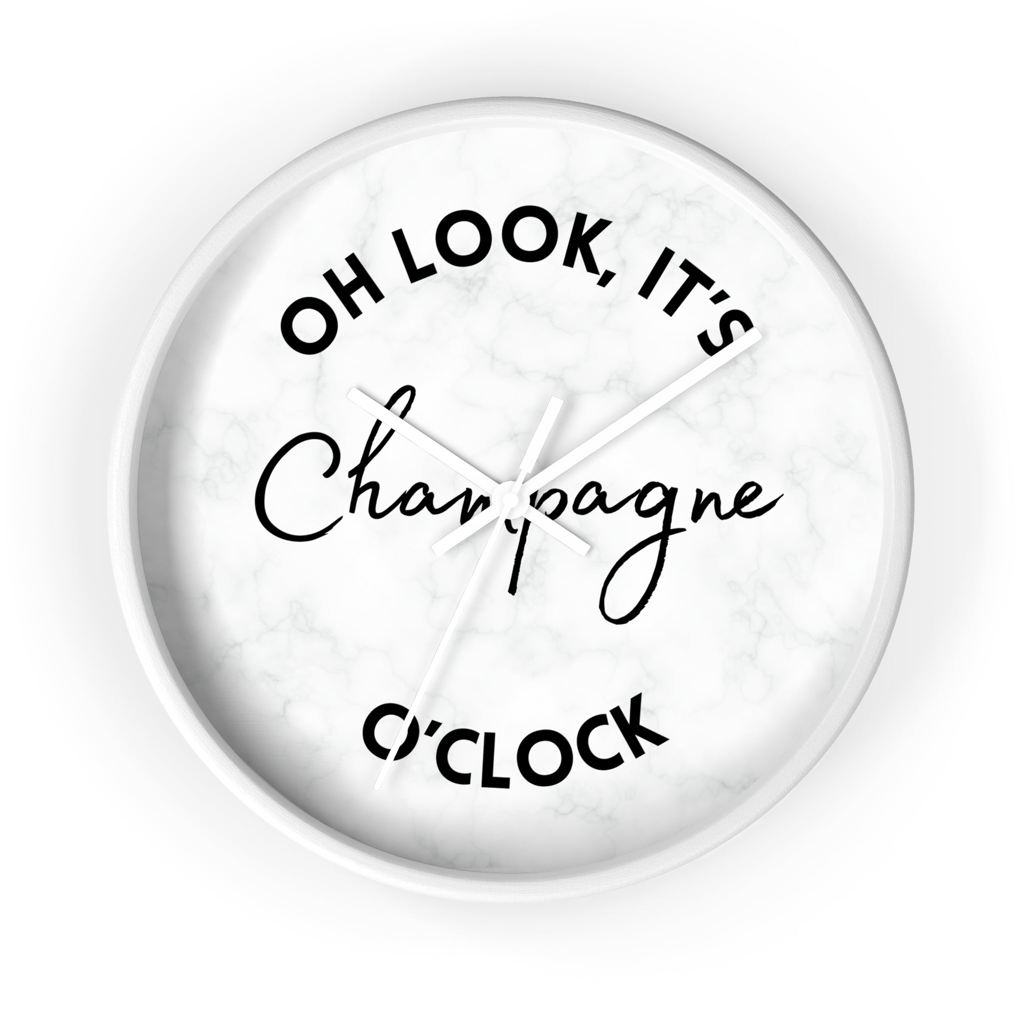 Champagne O'Clock Wall Clock