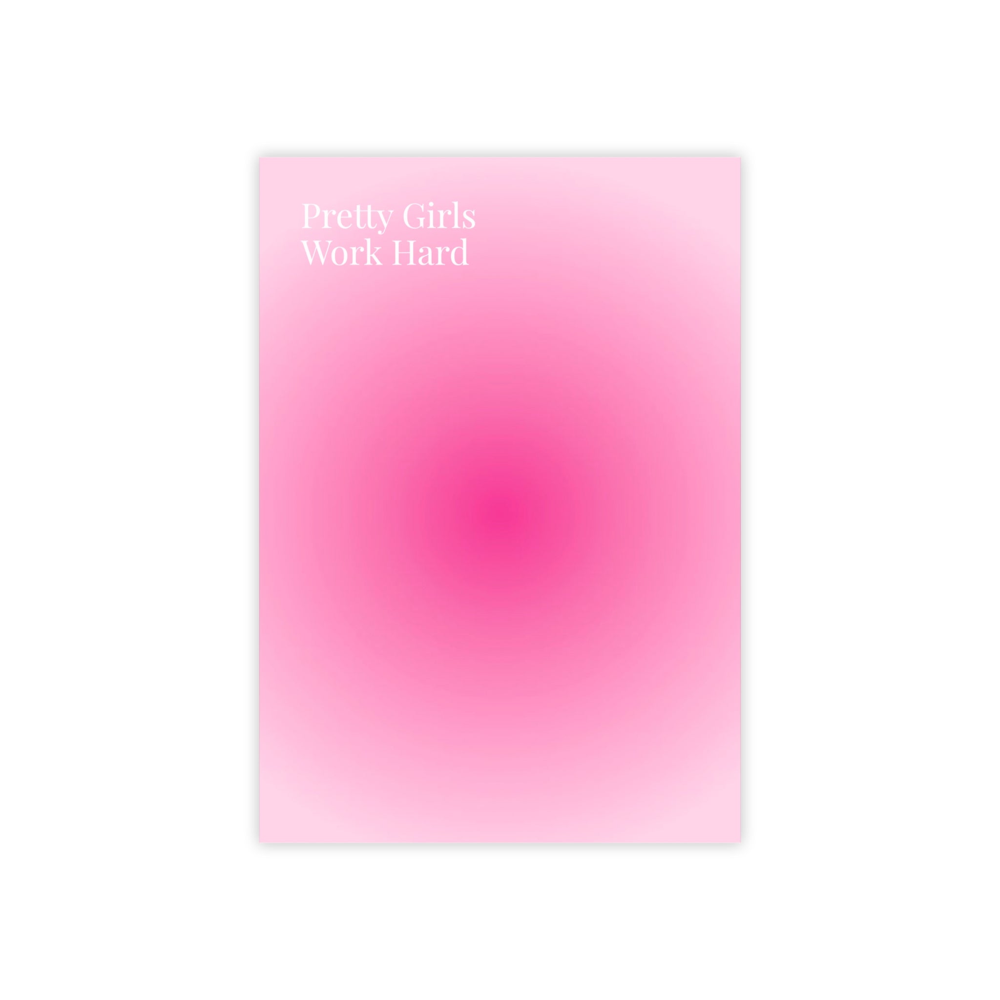 Pretty Girls Work Hard Post-it® Note Pads