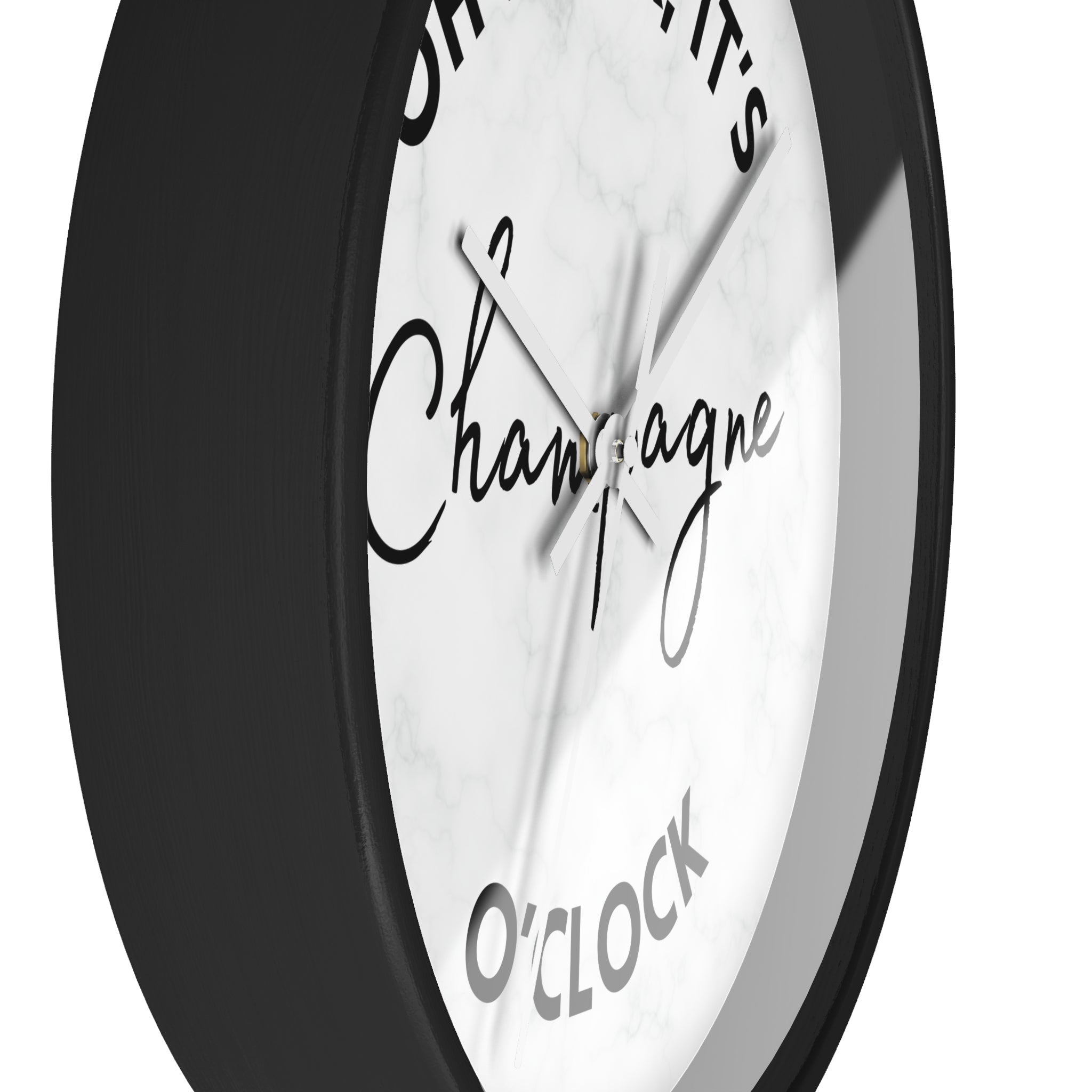 Champagne O'Clock Wall Clock